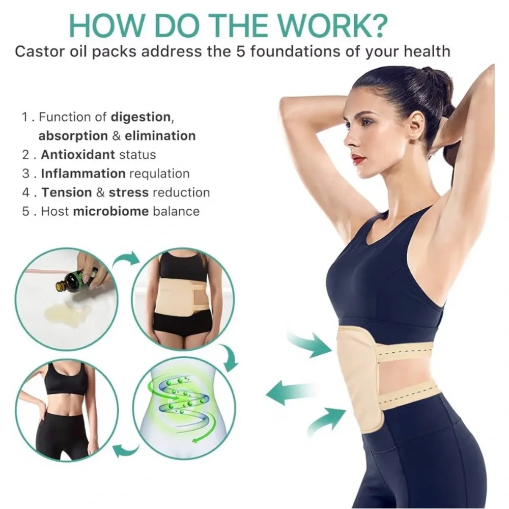 Castor Oil Beige Wrap set of 2 piece